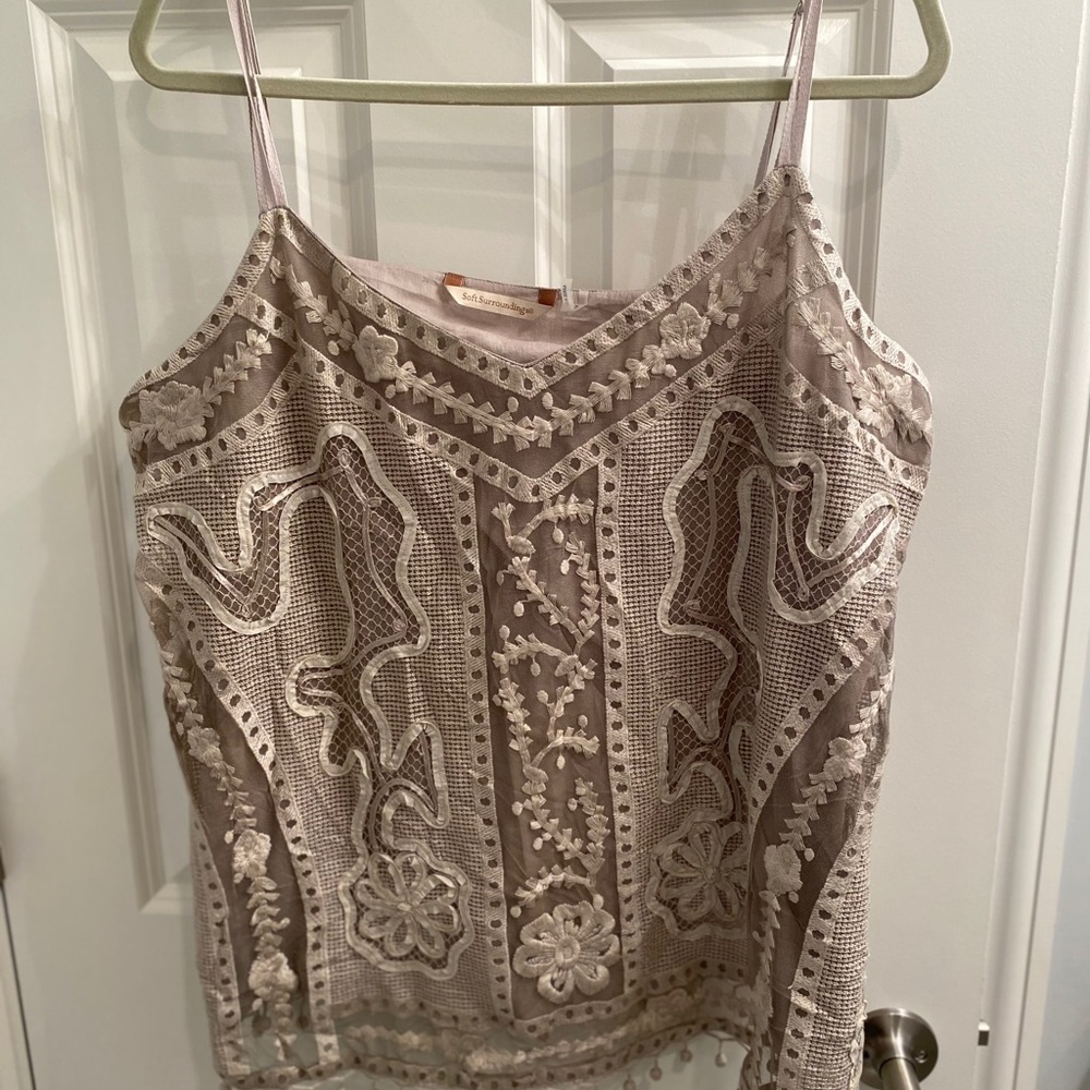 Soft Surroundings Lace Tank